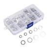 200Pcs Flat Washer Aluminum High Temperature Resistant Accessory Set Kit for Maintenance