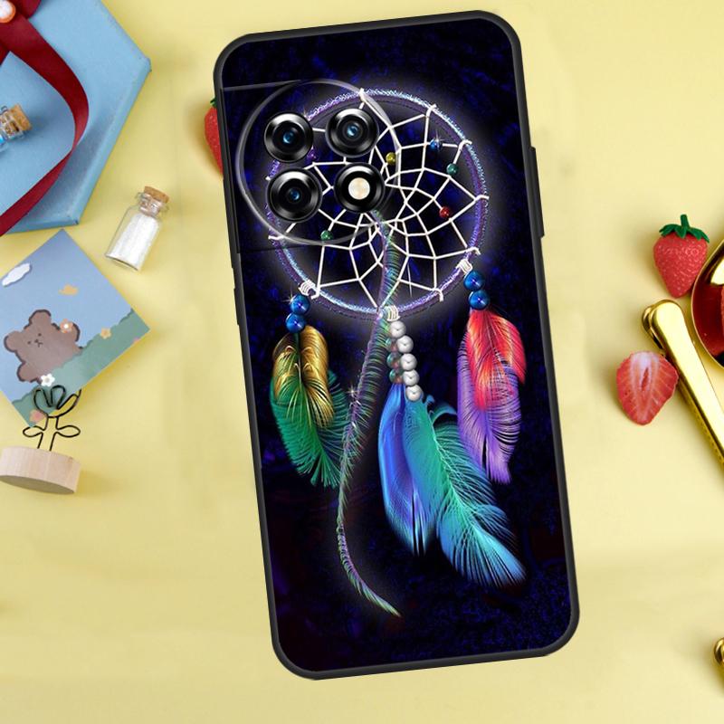 Retro Feather Dreamcatcher Cover For OnePlus 13 13R 12 12R 11 10 Pro 8T 10T OnePlus Nord 4 CE 2 3 Lite N30 N20 N10 Case