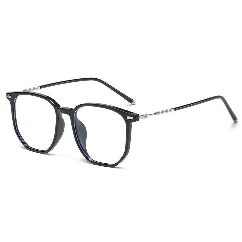 Myopia glasses frame women's ultra-light can be matched with degree lenses eye protection cold brown large frame plain face round face eye frame