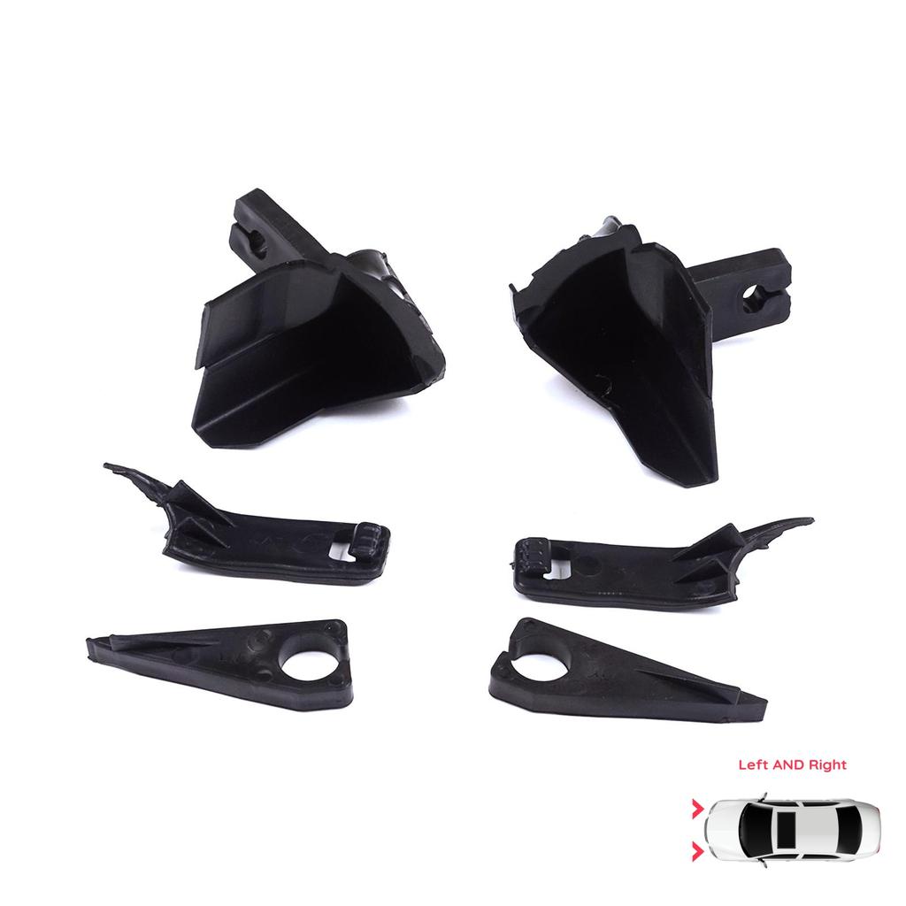 EHL571 Комплект кронштейнов для ремонта держателя фары, правая левая сторона для Ford Transit Tourneo Custom MK1 V362 2012-2018