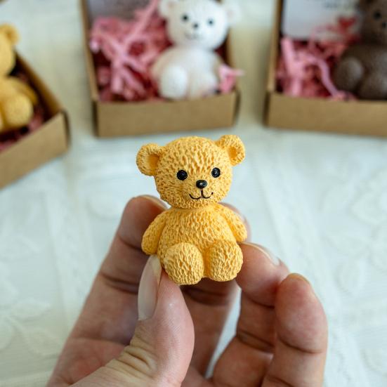 Маленький мишка в коробке Мой маленький мишка для беспокойства Миниатюрный карманный мишка для объятий с позитивом