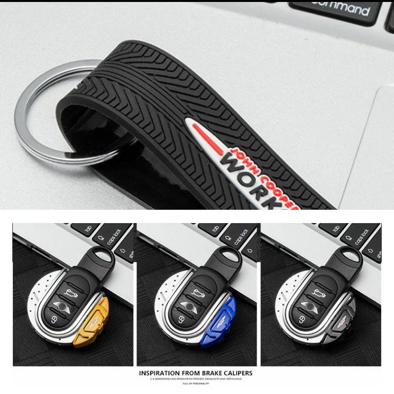 Кейс-брелок в форме тормозного диска JCW для MINI Cooper 3-го поколения F55 F56 F57 F54, 2-го поколения F60 Countryman Smart Key