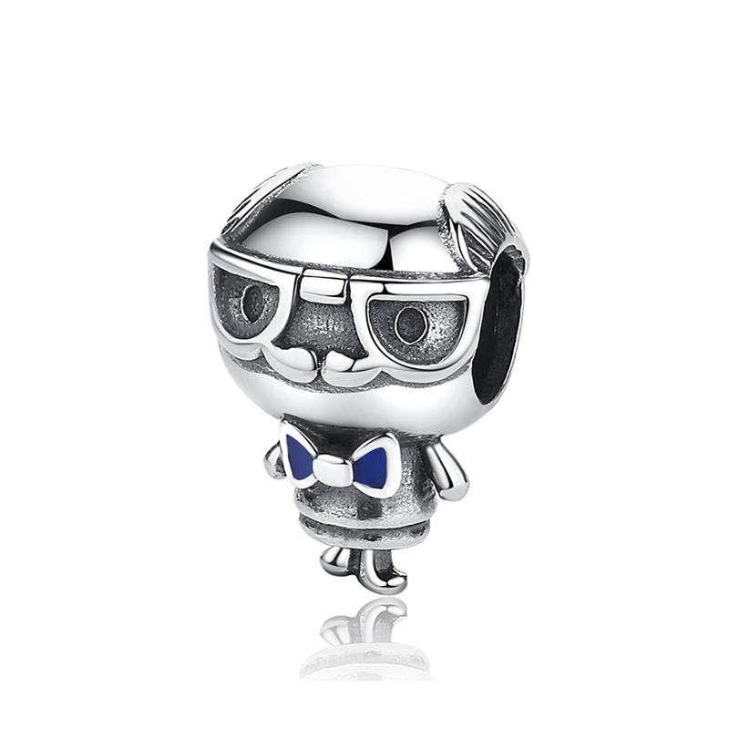 Original 925 Sterling Copper Charms Family Tree Love Heart Mom Pendant Beads Fit Brand Bracelets Necklaces Women DIY Zircon