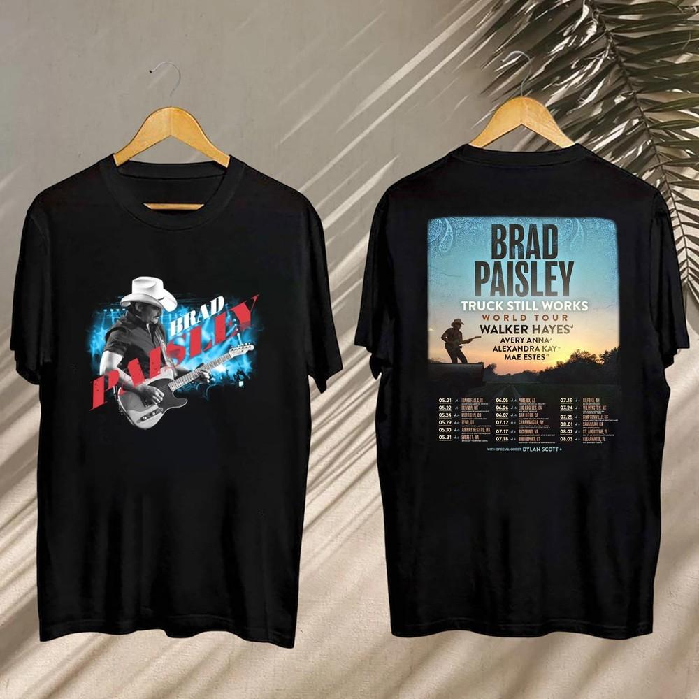 Brad Paisley Shirt 2025 Brad Paisley Truck Still Works World Tour Shirt Brad P Unisex T-Shirt