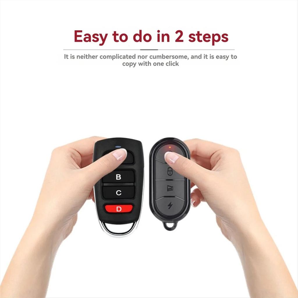 Универсальный 433 МГц Пульт Дистанционного Управления Клон 4-кнопочный Брелок Дубликатор Замена Для Домашнего Открывателя Гаражных Ворот