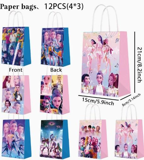Новая горячая K-POP Охота на ведьм Тема дня рождения Вечеринка Украшение для торта на день рождения Подходит для дней рождения девочек Подарки