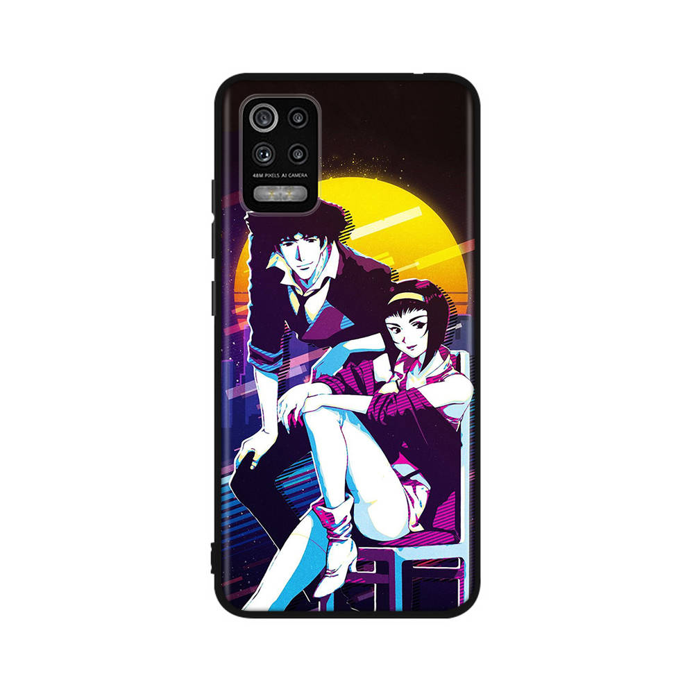 DT45 Cowboy Bebop Case for iPhone 16 15 Plus 14 13 12 11 Pro 8 7 6S 6 SE 5S X XR XS Max Realme C30 C33 C31 9I Huawei P30 Black Soft Cover