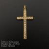 eManco Stainless Steel Micro Zirconia Cross Charms Making Women's DIY Bracelet Necklace Jewelry Accessories 48 Hour