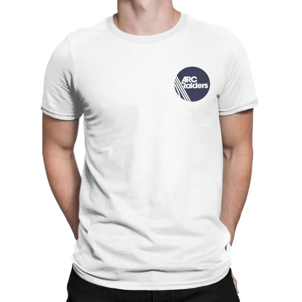 Arc Raiders Печатная хлопковая футболка Мужская Повседневная Свободный крой Пара Мода Уличная одежда harajuku графические футболки оверсайз футболка