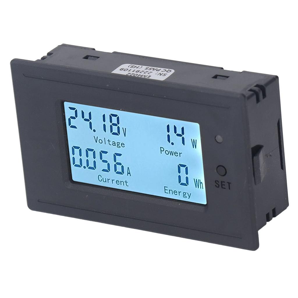 ЖК-измеритель мощности Многофункциональный цифровой монитор напряжения тока и емкости аккумулятора DC6?200В