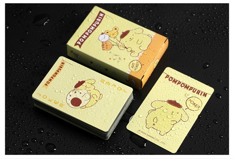 Официальная коллекция Sanrio Art Водонепроницаемые игральные карты - Детская ценная настольная игра-игрушка из ПВХ