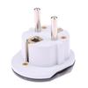 German Standard Conversion Plug Fr Au Us Uk To Eu Euro Korea Universal Travel Adapter Home Plug Adapter 2Pin 4.8Mm