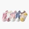 5 Pairs Summer Baby Breathable Mesh Trampoline Socks Children Girls Boys Non-slip Rubber Grips Boat Socks Infant Floor Socks
