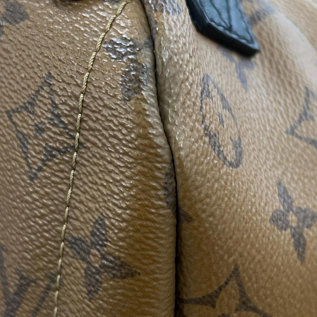 LOUISVUITTON Monogram reverse Palm Springs Backpack Daypack leather Women M44872 Used