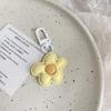 Cute Color Flower Pendant Keychains Bag Earphone Case Pendant Diy Accessories Car Key Ring Candy Color Key Chains Decor Jewelry