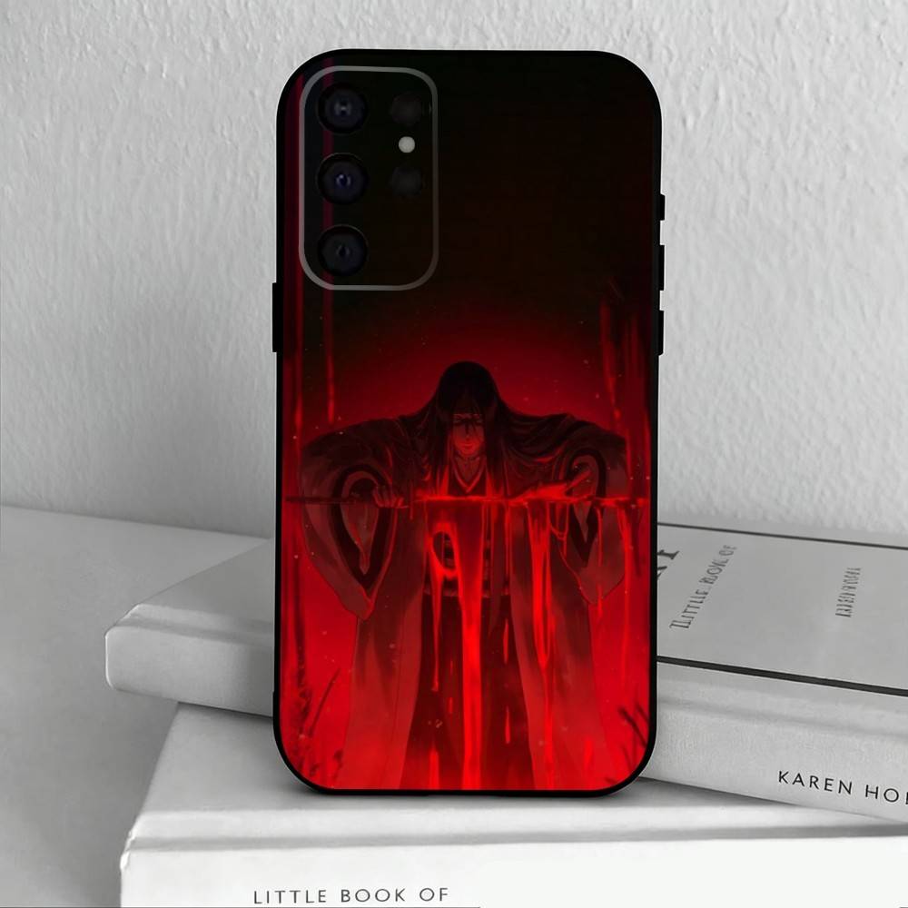 Чехол для телефона R-Retsu Unohana B-Bleachs для Samsung S25,24,23,22,30,21,10,9,Ultra,Plus,Lite,FE,4,5 G Мягкий черный чехол