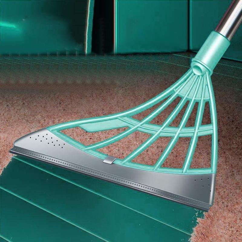 Многофункциональная щетка для пола в ванной комнате, волшебная метла, подметальная машина для ворса, скребок для чистки, подметальная машина