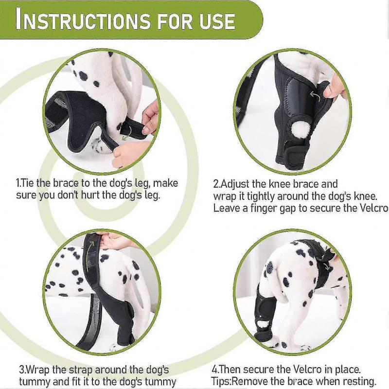 Dog Knee Brace Dog Leg Brace For Torn Acl Hind Leg Dog Hip Support Brace, Adjustable Rear Leg Braces For Dogs, Pet Knee Brace
