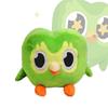 Зеленая плюшевая игрушка Duolingo Owl Duo Plushie Of Duo The Owl Cartoon Anime Owl Doll Soft Animal Toy Children Birthday Gift