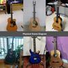 Non-slip Vertical Guitar Rack Folding Guitar Holder Instrument Display Stand  Acoustic Guitar