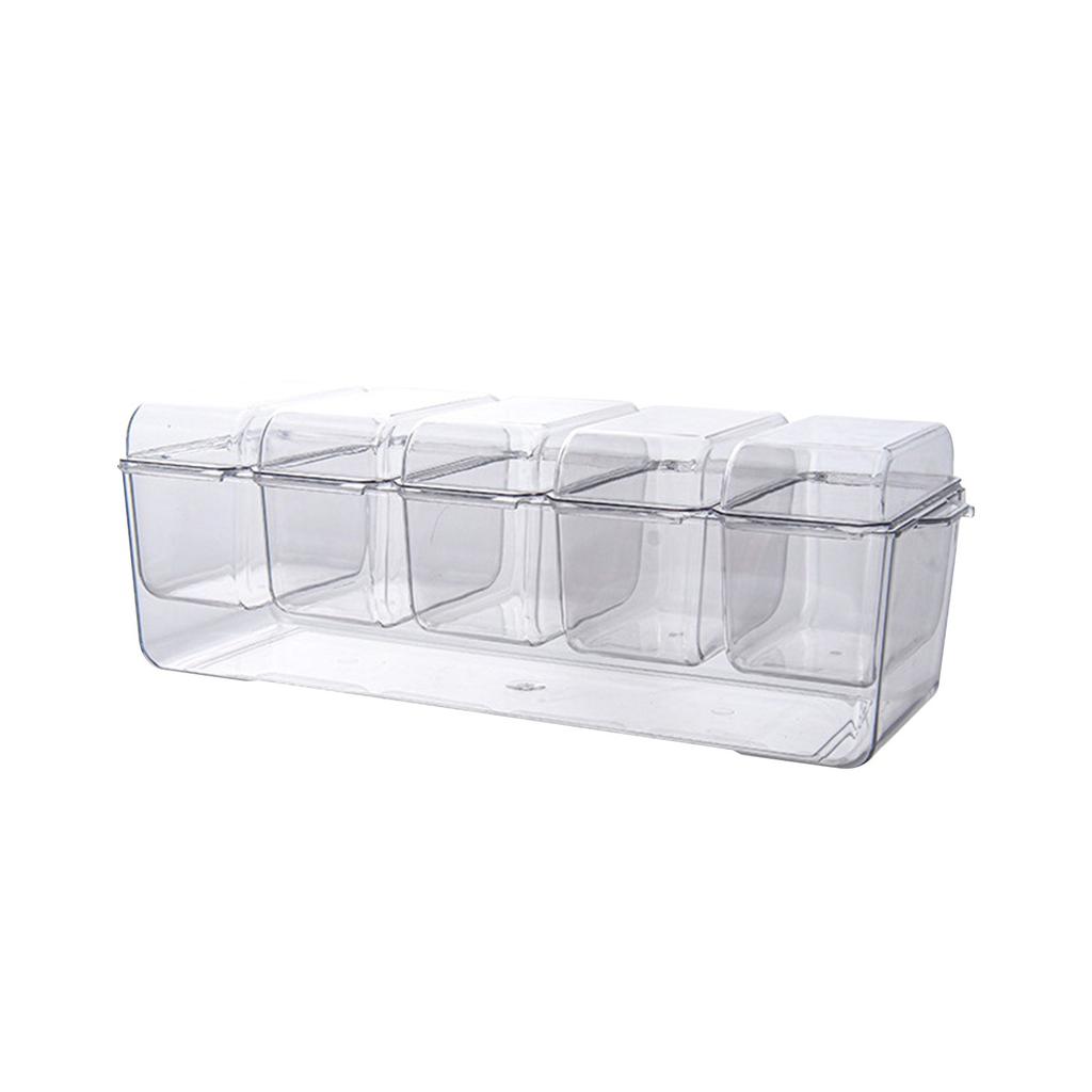 Кухонный ящик для хранения, прозрачный, односекционный, с одной крышкой, многофункциональный ящик для хранения фруктов