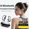 AI Translator Earbuds Bluetooth 5.4 Earphones Waterproof Wireless Headphones with ENC Noise Cancelling Mic For Sports Workout Gym Translation Headset 