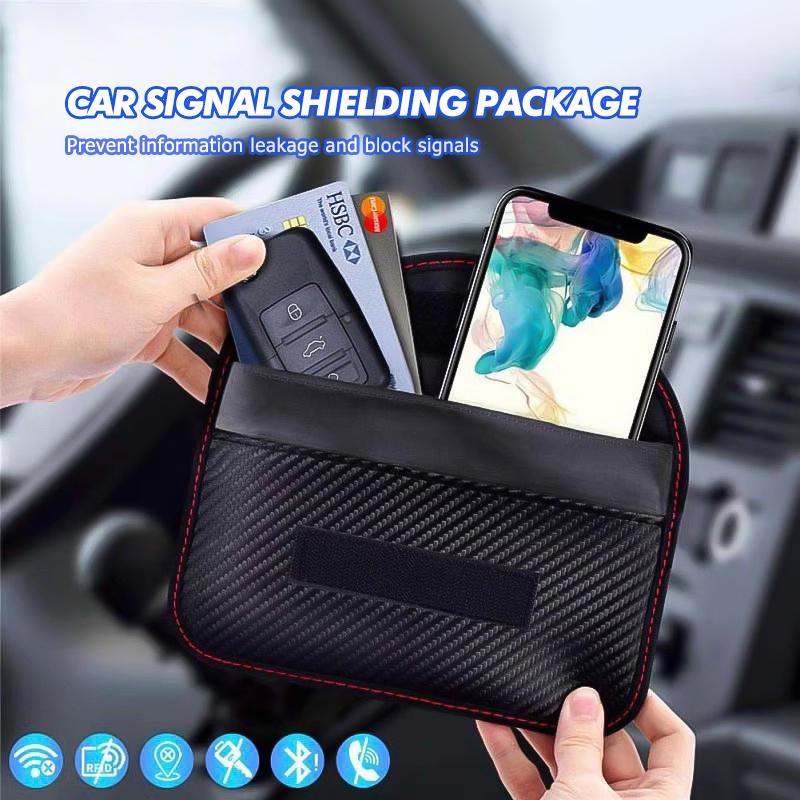 For BMW Car Key Cell Phone Remote Control Shielding Bag Anti-Radiation Signal Shielding Pouch E46 E90 E60 F10 E39 F30 E36 E87 DA9