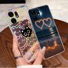 Cute Funny Graffiti Cat Pattern Phone Case For Honor Play 60A 5G / Honor X6d 5G Transparent TPUck Shockproof Soft Casing