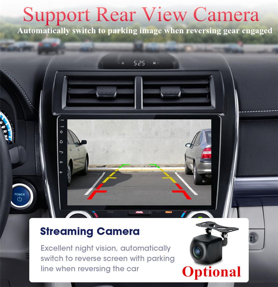 10.1'' Android 10.1 Автомагнитола Радио Навигация GPS WIFI Для Toyota Camry 12-14 Версия для США