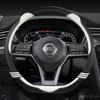 Автомобильный чехол на руль D-образной формы для Nissan Rogue X-trail Kicks Rogue Sport Hybrid 2017-2022 Qashqai-2022 Sentra