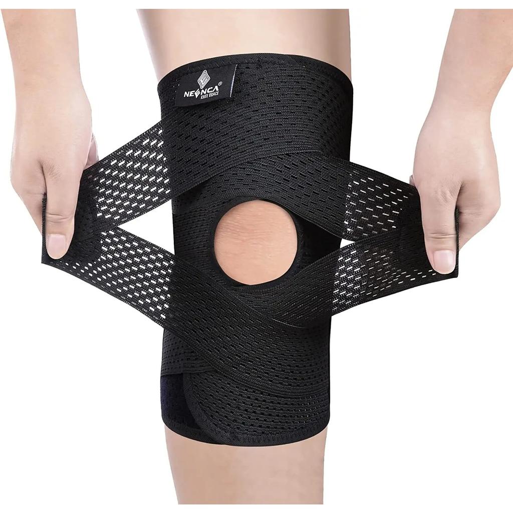 Breathable Knee Pads Support with Side Stabilizers for Men and Women Meniscal Tear Knee Pain ACL MCL Arthritis Injuries Recovery