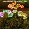 7 головок солнечный свет медузы RGB садовая декоративная лампа уличное ландшафтное освещение лужайки для украшения двора и вечеринки
