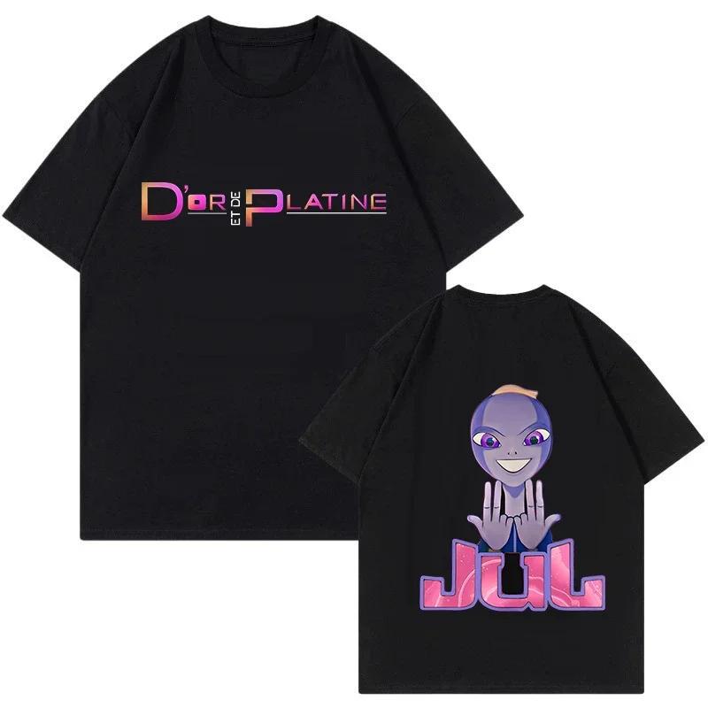 Rapper Jul Graphic Vintage Tshirt Unisex Women Fashion Hiphop T Shirt Funny Summer Short Sleeve Tshirts Aesthetic Streetwear
