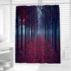JINRUN Bathroom Thickened Waterproof Curtain Mildew Proof Shower Curtain Shower Partition Curtain Shower Curtain Bathroom Curtain Free Perforation