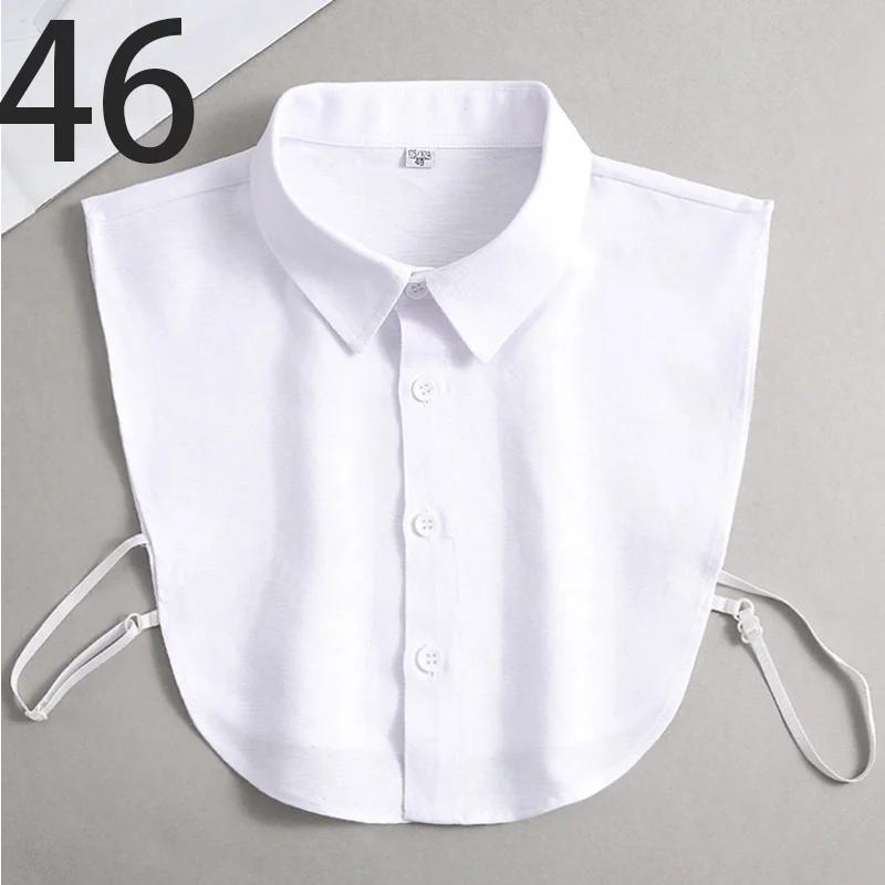 Оксфордская текстильная хлопковая накладка-воротник для мужчин, унисекс, универсальная, весенне-летняя, модная, деловой воротник для ношения под рубашку в офисе