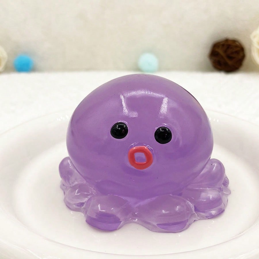3PCS Octopus Squishy Stress Relief Kit Super Slow Rebound ,Cute Creative Designs ,Random Assortment , Ideal for Party Favors Gifts