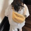New Shoulder Bag Women's Messenger Bag Fashion Small Bag Waterproof Breast Bag Simple Nylon Bag Travel Dumpling Bag
