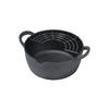 20cm Cast Iron Tempura Pan, Induction and Oven Compatible, Sprout Design, HB-6479