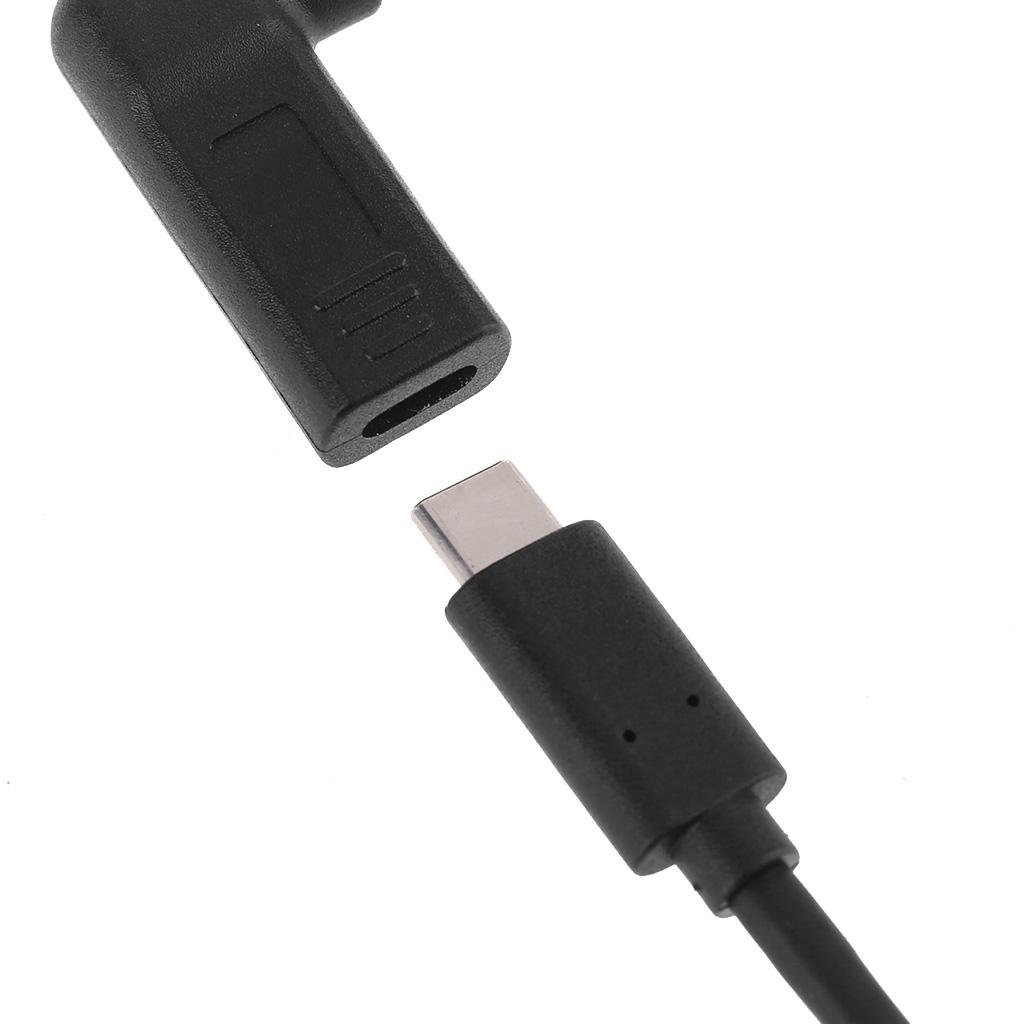 Угловой USB Type-C Male на DC 7.4x5.0mm Female Разъем Бочонок Разъем Адаптера Питания для Зарядных Устройств Dell