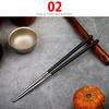 Titanium Chopsticks with Carbon Fiber One Pair