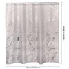 Душевая занавеска Водонепроницаемая быстросохнущая занавеска для ванной комнаты 71x71 дюймов Мраморная душевая занавеска Декоративная полиэстеровая душевая занавеска