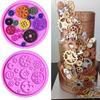 1 шт. DIY 3D шестерня силиконовая форма для помадки формы для выпечки DIY форма для мыла формы для выпечки кухонные инструменты сахар
