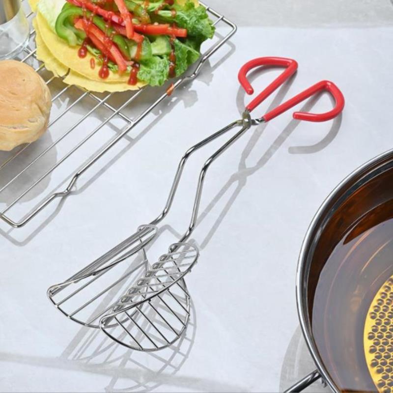 Пресс для изготовления ракушек для тако, щипцы для фритюрницы с покрытием из стали, кухонные инструменты