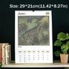 Daily Weekly Monthly Wall Calendar Medieval Horse Painting 12 Month Planner  For Bedroom