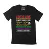 Men's T-Shirt Black Lives Matter Love Is Love Apparel Graphic Tee Gift