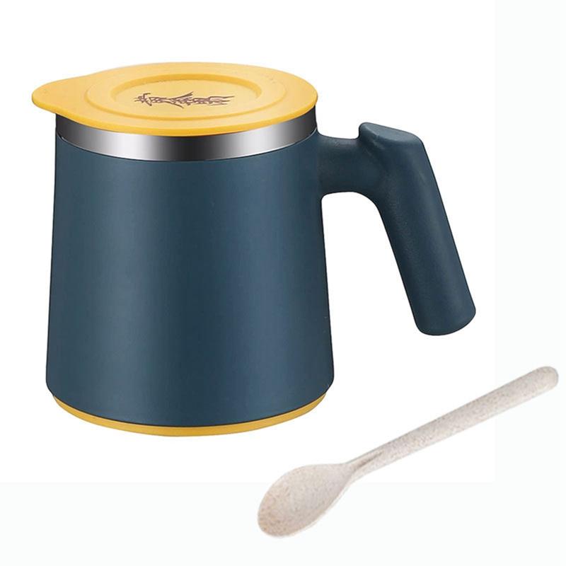 Кружка из нержавеющей стали 304, высококачественная кружка для кофе, переносная офисная термоизолированная кружка для воды для студентов