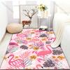 1PC Elegant Flamingo Print Carpet for Living Room Bedroom Sofa Doormat Home Decor Area Rugged Non-slip Floor Mat Large Size