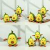 Sweet Four-inch Avocado Plush Keychain Fluffy Backpack Pendant For Childrens Gifts