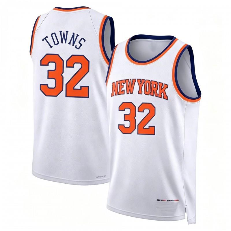 Mens NBA Basketball Jersey Sleeveless Custom11 Brunson 33 Ewing 32 25 Bridges Team Fan Apparel