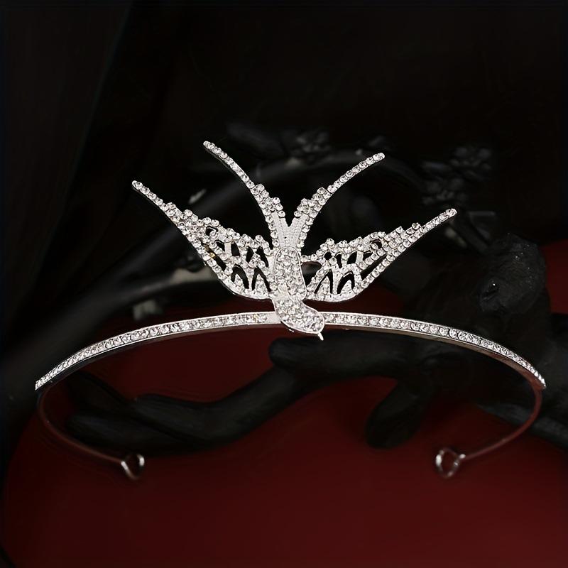 Невеста Свадебная тиара в стиле барокко на день рождения корона из сплава со стразами повязка на голову корона праздничный аксессуар для волос для выступлений